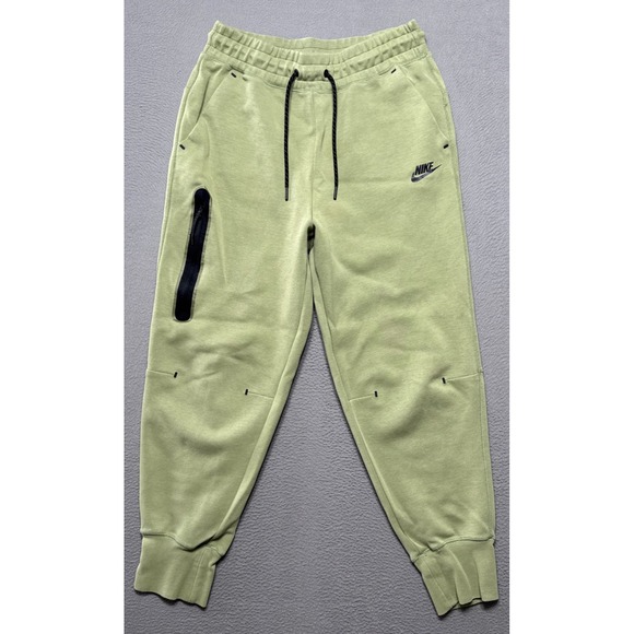 Nike Pants - Nike Tech Fleece Jogger Pants Womens Sz Medium Green Athletic Pockets Athleisure
